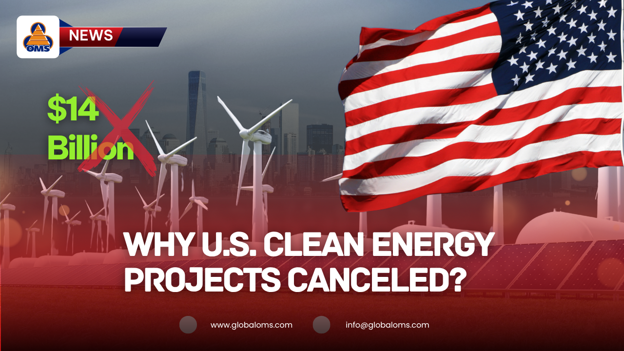 $14 billion in clean energy projects have been canceled in the US this year, analysis says